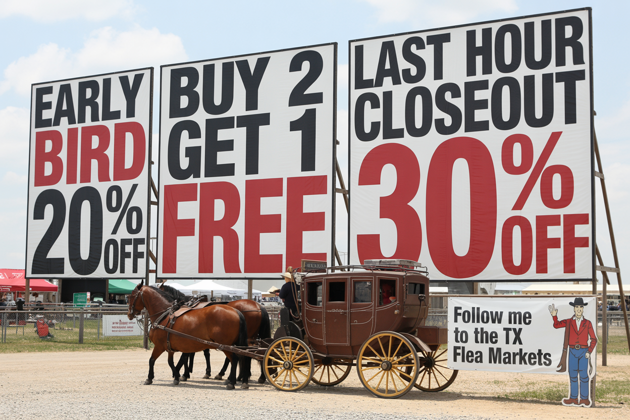 Special offer signs